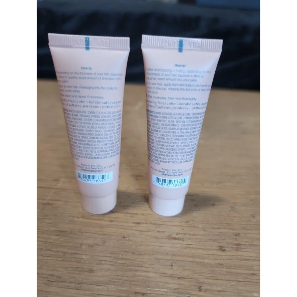 NEW LOT OF 2 KRISTIN ESS Signature SHAMPOO & CONDITIONER 2 OZ EACH